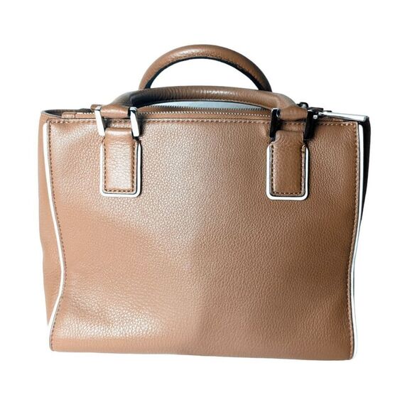 MICHAEL KORS Audrey Brown Leather Satchel - Picture 3 of 11